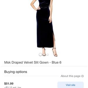 MSK evening dress 👗